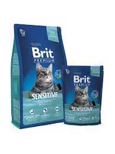 غذای گربه مدل brit premium cat sensitive